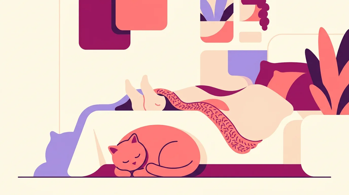 Why Does My Cat Sleep at My Feet? The Sweet Spot, Explained