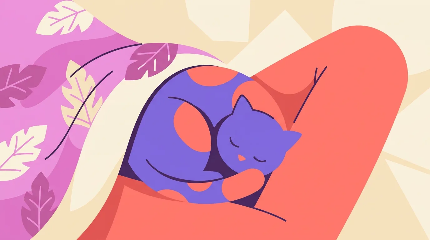 Why Does My Cat Sleep Between My Legs? The Cozy Den Effect