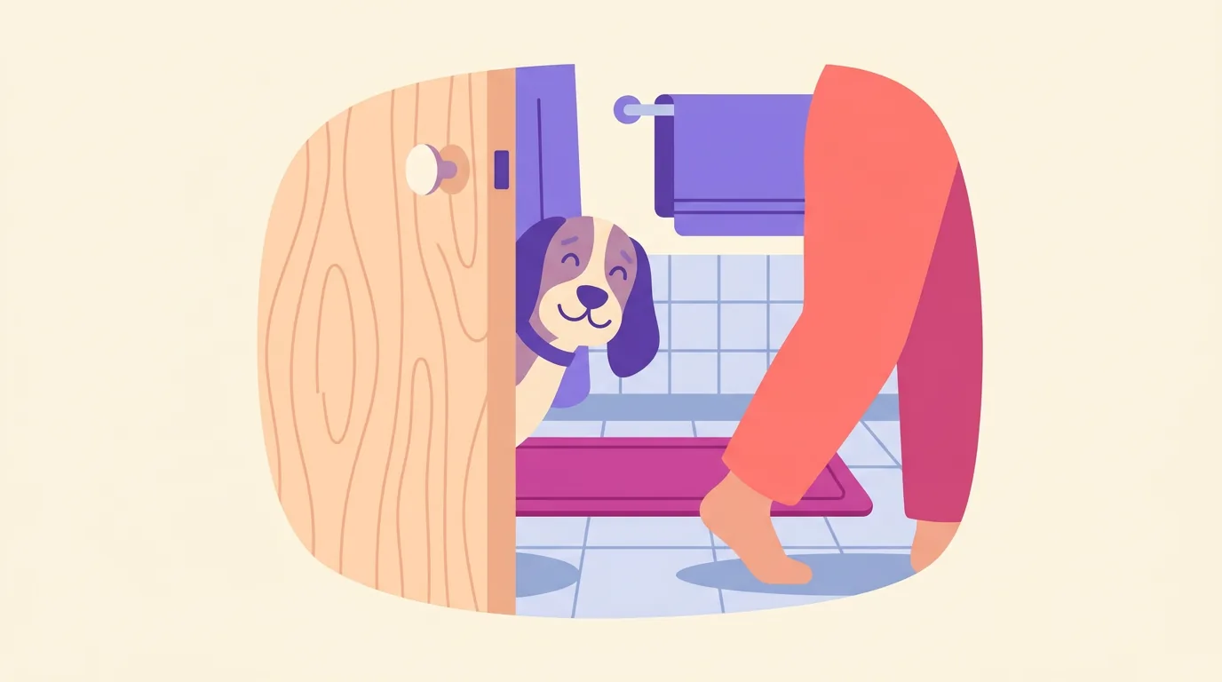 Why Does My Dog Follow Me to the Bathroom? No Privacy in a Pack