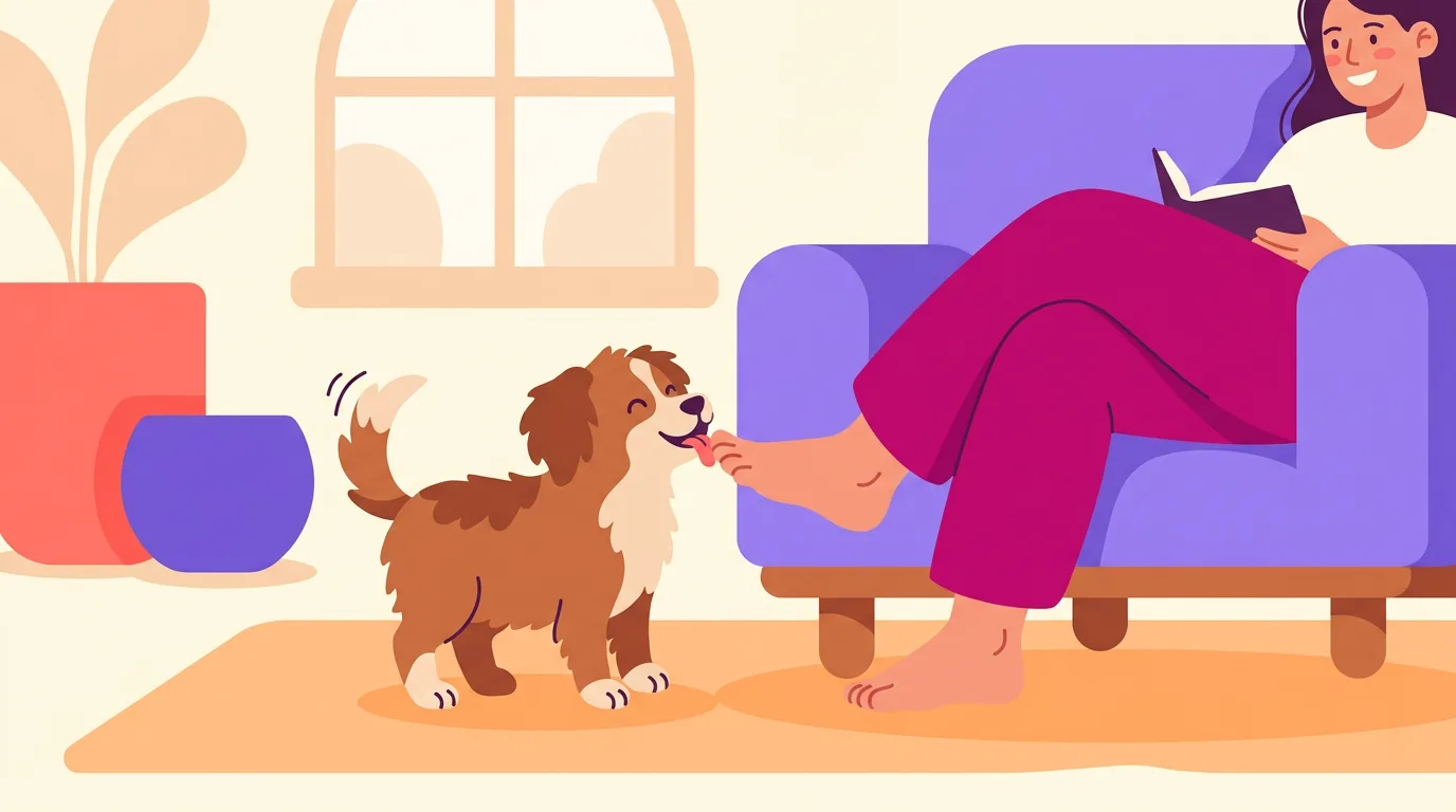 Why Does My Dog Lick My Feet? (It’s Weirder — and Sweeter — Than You Think)